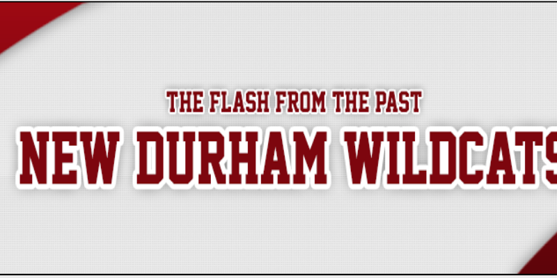 The Flash from the Past New Durham Wildcats